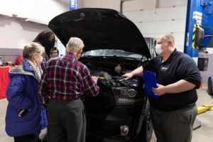 vehicle engine inspection