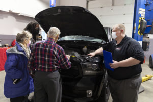 customer engine inspection